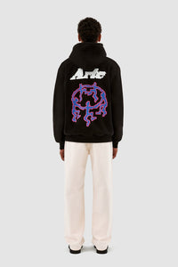 Arte Antwerp - Harmon Back Pixel Dancers Hoodie -Black Sweatshirts Arte Antwerp