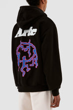 Laden Sie das Bild in den Galerie-Viewer, Arte Antwerp - Harmon Back Pixel Dancers Hoodie -Black Sweatshirts Arte Antwerp
