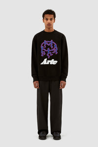 Arte Antwerp - Cohen Pixel Dancers Sweater - Black Sweatshirts Arte Antwerp