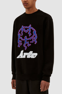 Arte Antwerp - Cohen Pixel Dancers Sweater - Black Sweatshirts Arte Antwerp