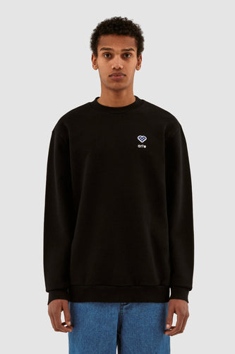 Arte Antwerp - Cohen Heart Patch Sweater - Black Sweatshirts Arte Antwerp