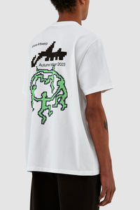Arte Antwerp - Tommy Back Pixel Dancers T-Shirt - White T-Shirts Arte Antwerp