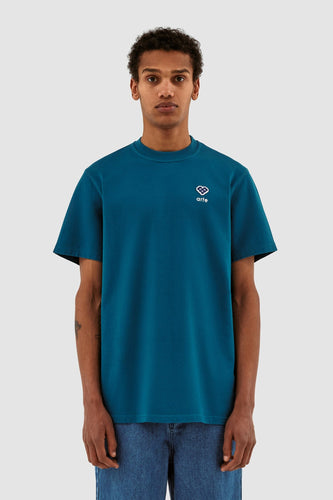 Arte Antwerp - Tommy Heart Patch T-Shirt - Blue Lagoon T-Shirts Arte Antwerp