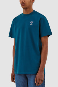 Arte Antwerp - Tommy Heart Patch T-Shirt - Blue Lagoon T-Shirts Arte Antwerp