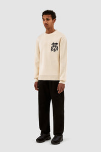 Arte Antwerp - Kobe Small Dancers Sweater - Cream Pullover Arte Antwerp