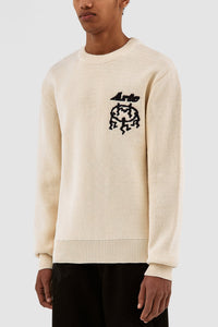 Arte Antwerp - Kobe Small Dancers Sweater - Cream Pullover Arte Antwerp