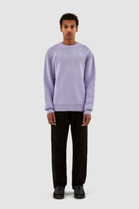Arte Antwerp - Kobe Back Heart Sweater - Violet Pullover Arte Antwerp