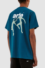 Laden Sie das Bild in den Galerie-Viewer, Arte Antwerp - Tommy Back Dancers T-Shirt - Petrol Blue T-Shirts Arte Antwerp
