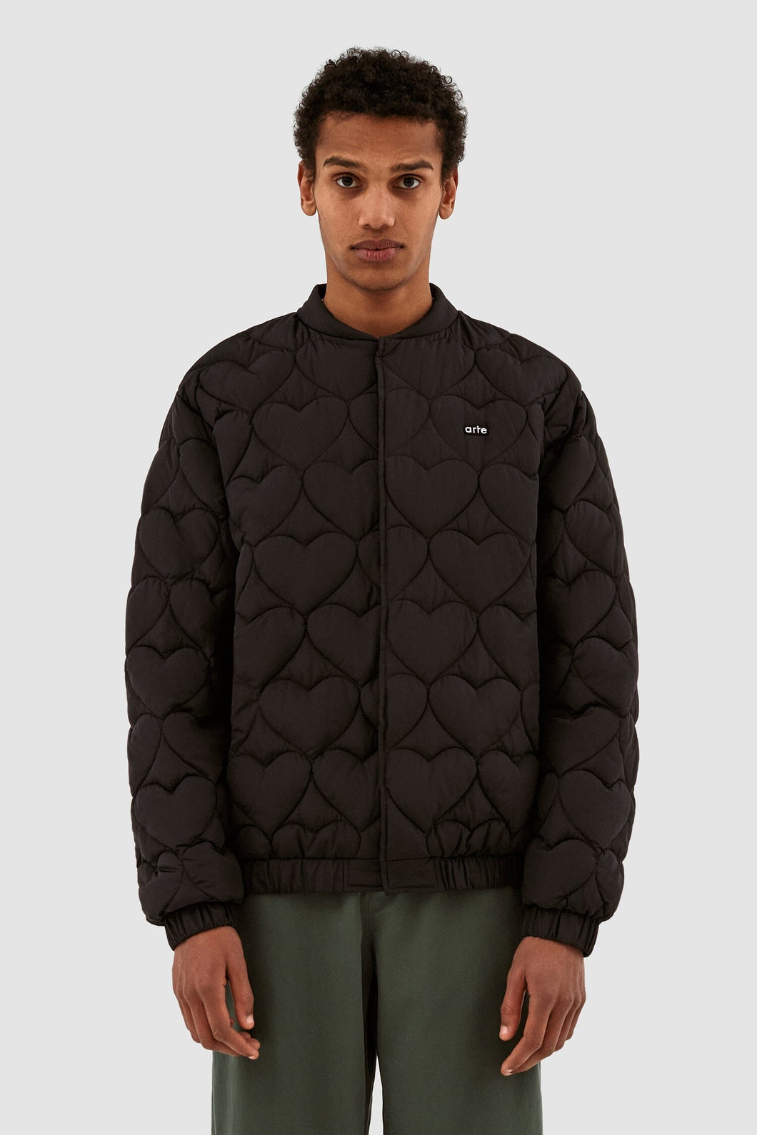 Arte Antwerp - Jonas Heart Jacket - Black Jacken Arte Antwerp