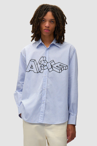 Arte Antwerp - Arte Blocks Shirt - Blue Hemden Arte Antwerp