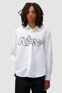 Arte Antwerp - Arte Blocks Shirt - White Hemden Carhartt WIP