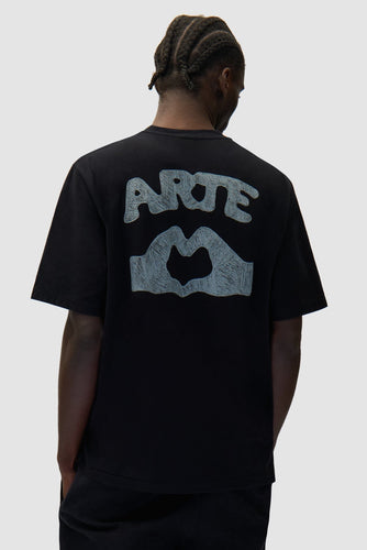 Arte Antwerp - Diels Scribble T-Shirt - Black T-Shirts Arte Antwerp