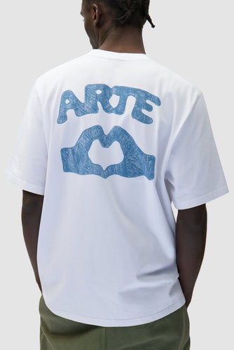 Arte Antwerp - Diels Scribble T-Shirt - White T-Shirts Arte Antwerp