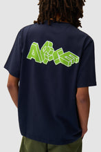 Laden Sie das Bild in den Galerie-Viewer, Arte Antwerp - Blocks Print T-Shirt - Navy T-Shirts Arte Antwerp
