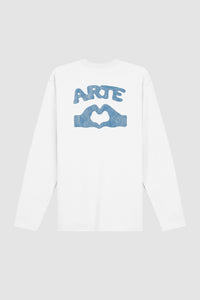 Arte Antwerp - Diels Scribble Longsleeve - White Longsleeves Arte Antwerp