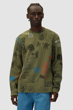 Laden Sie das Bild in den Galerie-Viewer, Arte Antwerp - Allover Waffle Longsleeve - Green Longsleeves Arte Antwerp
