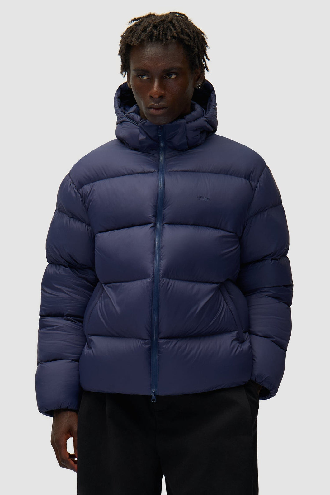 Arte Antwerp - Puffer Jacket - Navy Jacken Arte Antwerp