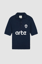 Laden Sie das Bild in den Galerie-Viewer, Arte Antwerp - Football Knit Shirt - Blue T-Shirts Arte Antwerp
