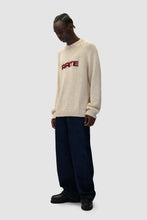 Laden Sie das Bild in den Galerie-Viewer, Arte Antwerp - Pixel Front Knit Sweater - Cream Pullover Arte Antwerp
