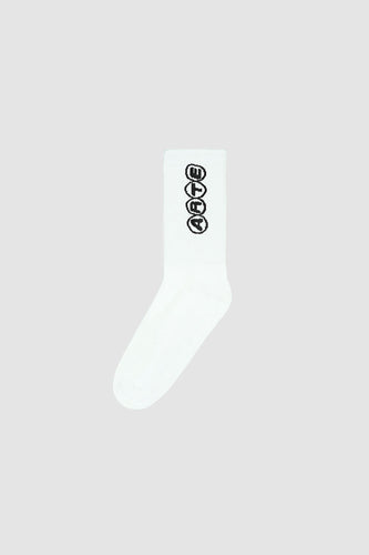 Arte Antwerp - Circle Logo Socks - White Accessoires Arte Antwerp