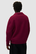 Laden Sie das Bild in den Galerie-Viewer, Arte Antwerp - Polo Sweatshirt - Bordeaux Pullover Arte Antwerp
