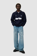 Laden Sie das Bild in den Galerie-Viewer, Arte Antwerp - Polo Sweatshirt - Navy Pullover Arte Antwerp
