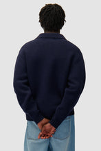 Laden Sie das Bild in den Galerie-Viewer, Arte Antwerp - Polo Sweatshirt - Navy Pullover Arte Antwerp
