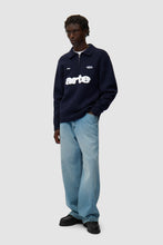 Laden Sie das Bild in den Galerie-Viewer, Arte Antwerp - Polo Sweatshirt - Navy Pullover Arte Antwerp
