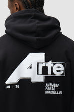 Laden Sie das Bild in den Galerie-Viewer, Arte Antwerp - City Hoodie - Black Sweatshirts Arte Antwerp
