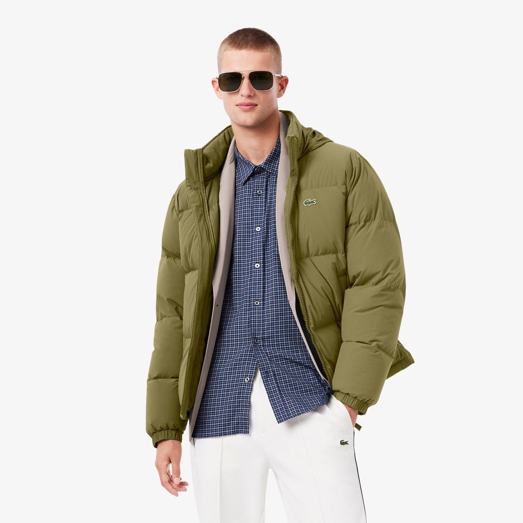 Lacoste - Down Jacket - Olive Jacken Lacoste
