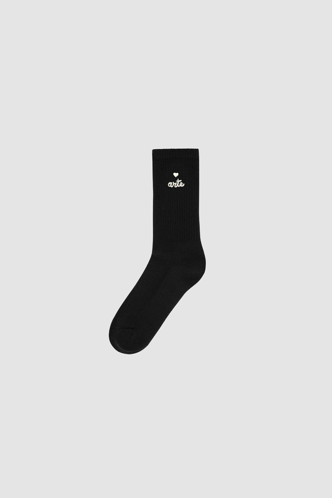 Arte Antwerp - Heart Logo Socks - Black Accessoires Arte Antwerp