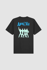Arte Antwerp - Back Logo People T-Shirt - Black T-Shirts Arte Antwerp