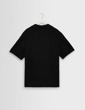 Laden Sie das Bild in den Galerie-Viewer, Wax London - Siena - Boucle Knitted Polo Shirt - Black T-Shirts Wax London
