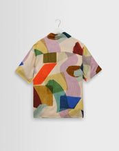 Laden Sie das Bild in den Galerie-Viewer, Wax London - Didcot Short-Sleeve Shirt - Multicolour Painted Shapes Hemden Wax London

