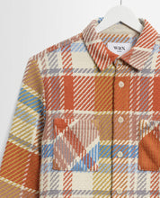 Laden Sie das Bild in den Galerie-Viewer, Wax London - Whiting Overshirt - Multicolour Pastel Bude Check Hemden Wax London
