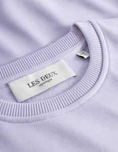 LES DEUX - Blake Sweatshirt - Light Orchid/White Sweatshirts Samsøe Samsøe