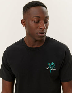 Les Deux - Bruno Café T-Shirt - Black T-Shirts Les Deux