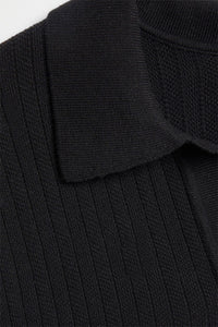 Elvine - Bryen Polo Shirt - Black T-Shirts Elvine