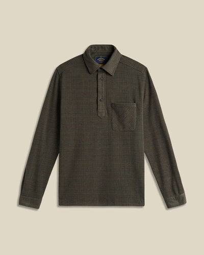 Portuguese Flannel - Curtis Popover Hemd - Grey Hemden Portuguese Flannel