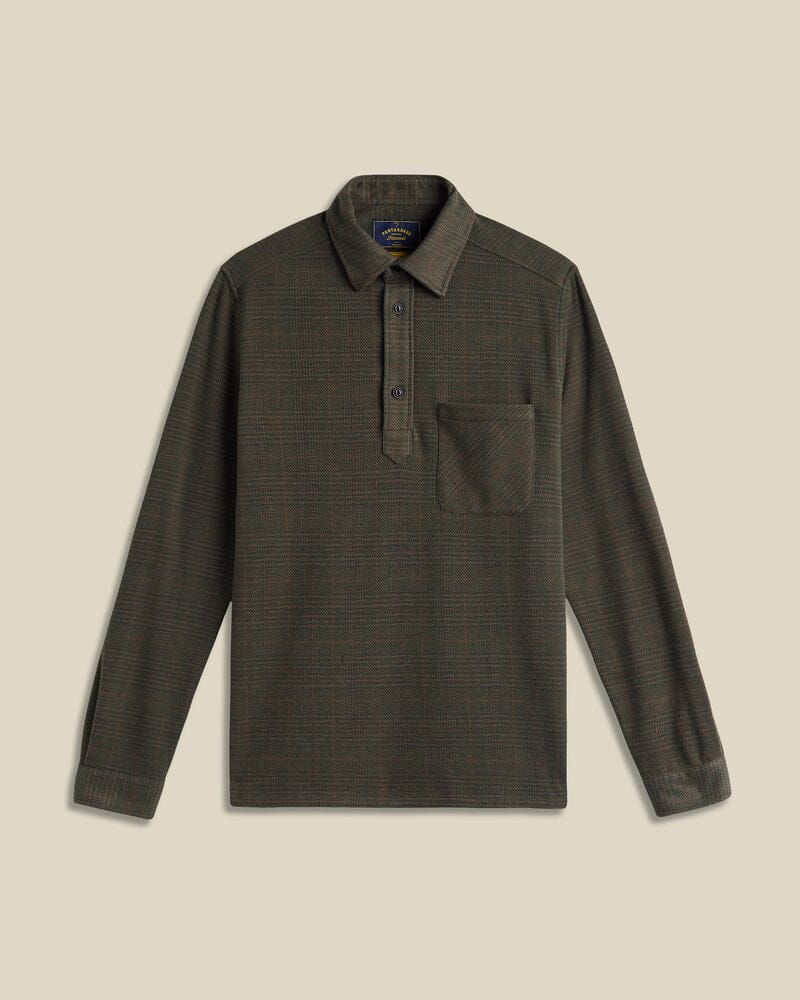 Portuguese Flannel - Curtis Popover Hemd - Grey Hemden Portuguese Flannel