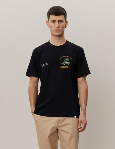 Les Deux - Car Wash T-Shirt - Black T-Shirts Les Deux