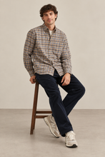 Laden Sie das Bild in den Galerie-Viewer, Portuguese Flannel - Cedar - Brown/Blue
