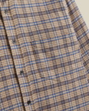 Laden Sie das Bild in den Galerie-Viewer, Portuguese Flannel - Cedar - Brown/Blue
