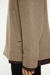 Elvine - Ciaran Mantel - Beige Melange Jacken Elvine