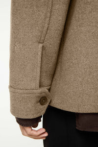 Elvine - Ciaran Mantel - Beige Melange Jacken Elvine