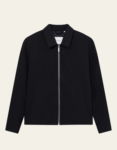 Les Deux - Como Coach Twill Jacket - Dark Navy Jacken Les Deux