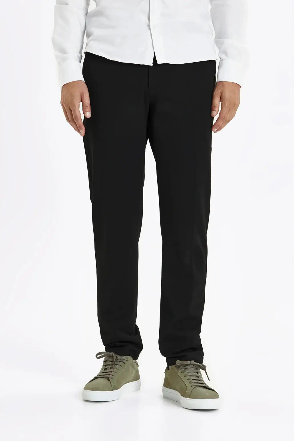 Les Deux - Como Reg Suit Pants - Black Hosen Les Deux