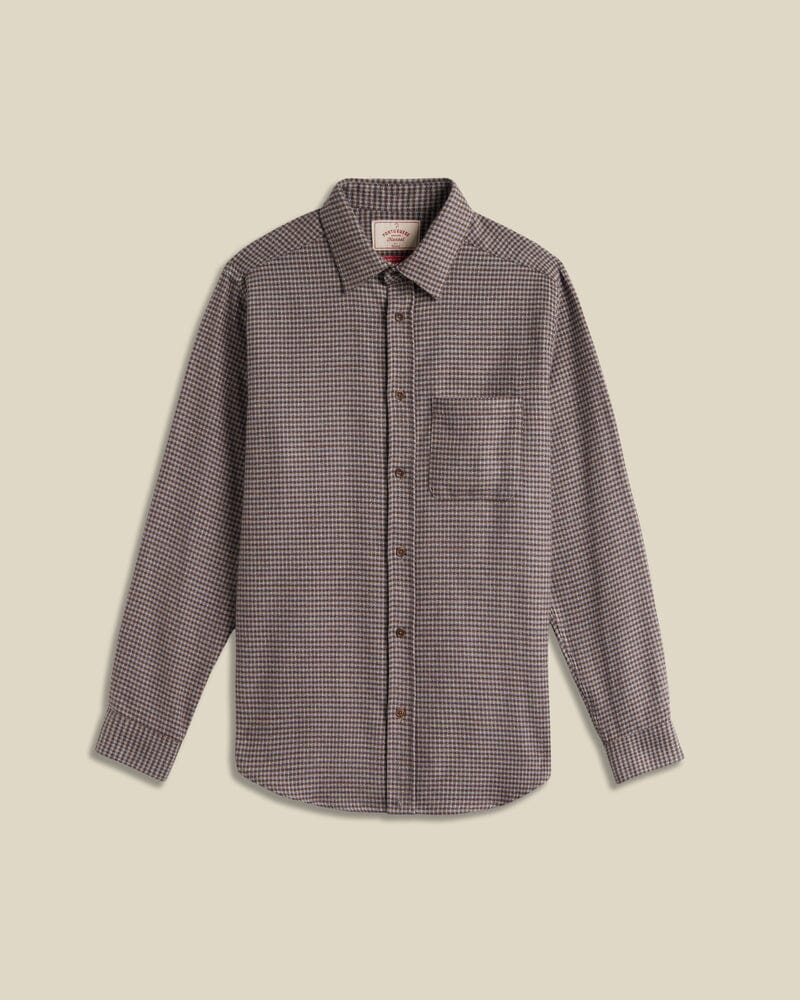 Portuguese Flannel - Dylan - Blue/Bordeaux Hemden Portuguese Flannel