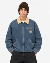 Laden Sie das Bild in den Galerie-Viewer, Carhartt WIP - OG Detroit Jacket - Blue / Dusty H Brown, Old used wash

