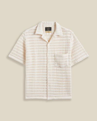 Portuguese Flannel - Drove Knit Shirt - Cream Hemden Portuguese Flannel